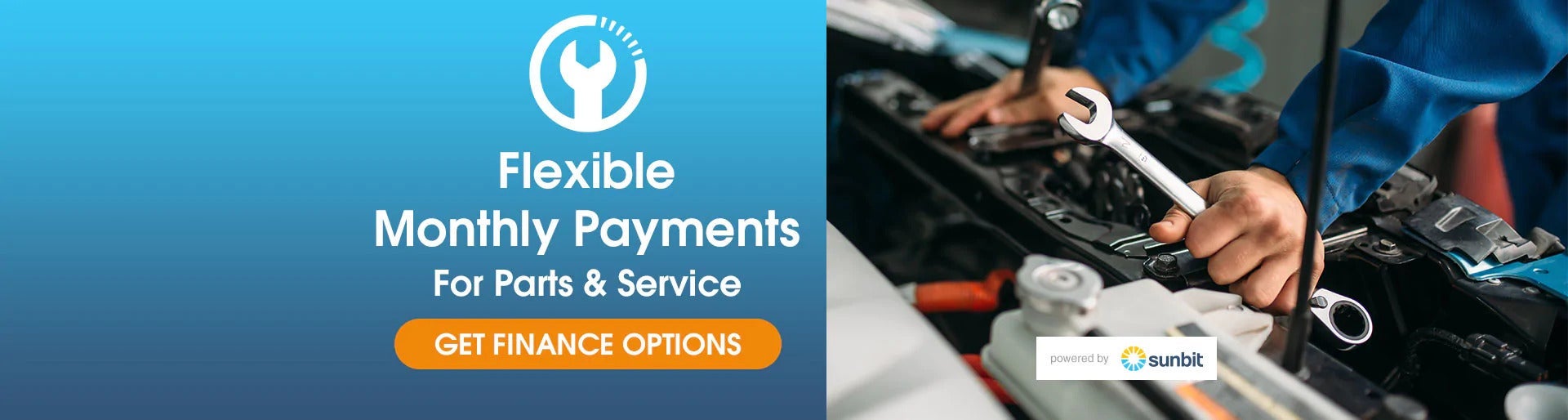 finance options for parts and service